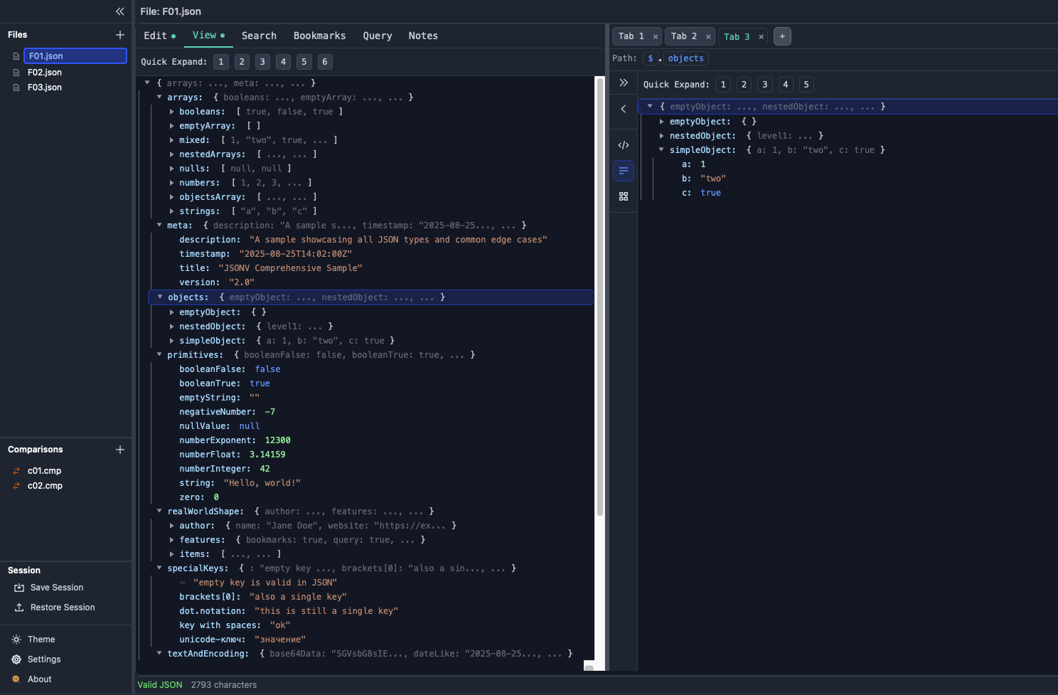 JSON Smart Viewer Preview